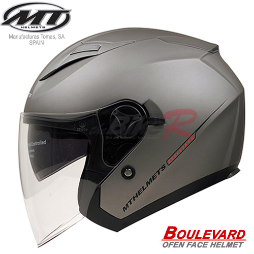 [MT Helmet] Boulevard / 볼레발드 오픈페이스 헬멧(무광티탄)