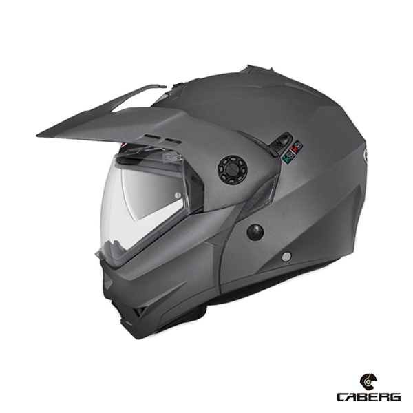 [CABERG] TOURMAX MATT GUN METAL / 카베르그 투어맥스 무광 건메탈 시스템 헬멧 (PINLOCK 안티포그 렌즈 및 친 커튼 증정)