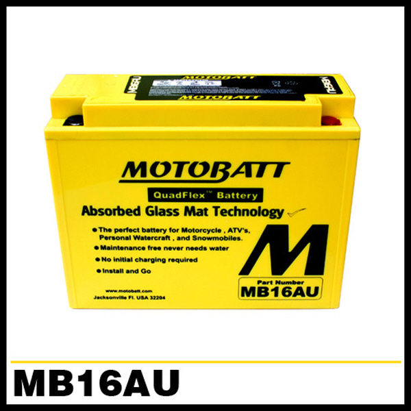 [MOTOBATT] 모토뱃 AGM 배터리 (MB16AU_YB16ALA2)