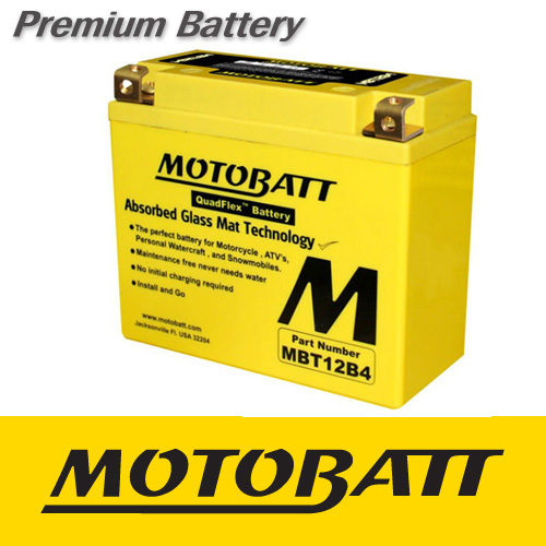 [MOTOBATT] 모토뱃 AGM 배터리 (MBT12B4_YT12B-BS) 야마하 YZF-R6 (99-00)