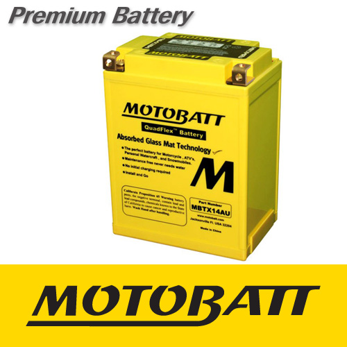 [MOTOBATT] 모토뱃 AGM 배터리 (MBTX14AU_YTX14AH-BS)